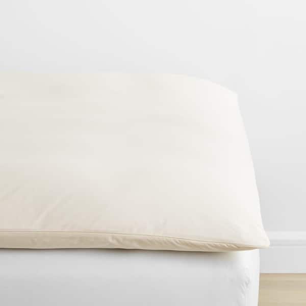 Company Cotton Percale Ivory Cotton Twin XL Featherbed Cover
