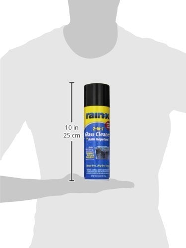 Rain-x 2 in 1 Glass Cleaner and Rain Repellent, 18 Ounce Aerosol - 5080233W