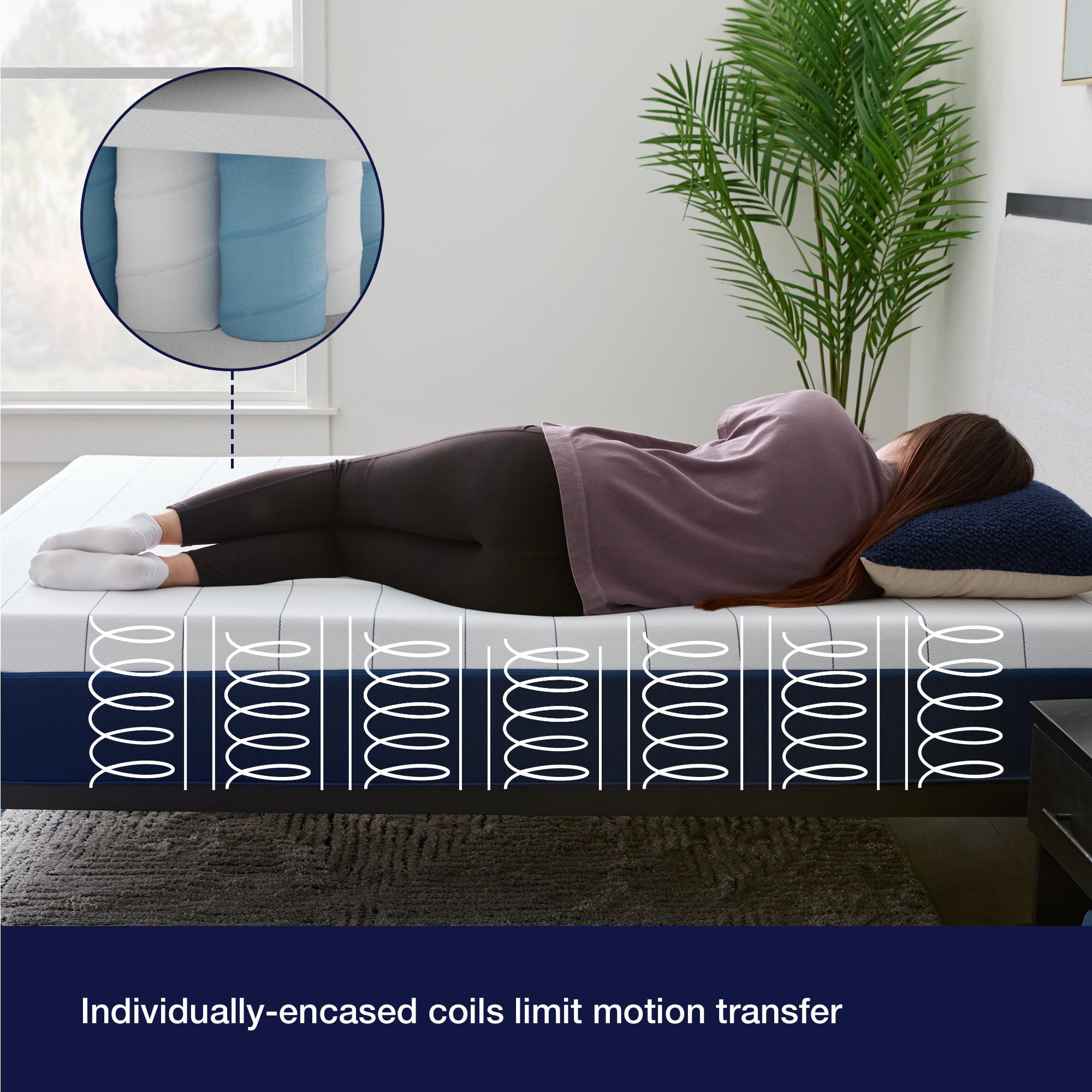 Home 10¡± Hybrid of Gel Memory Foam and Pocket Coils Mattress, Queen