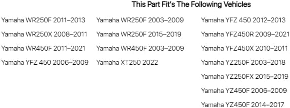 Oil Change Kit With Yamalube All Purpose 10W-40 for Yamaha YFZ450R 2009-2019
