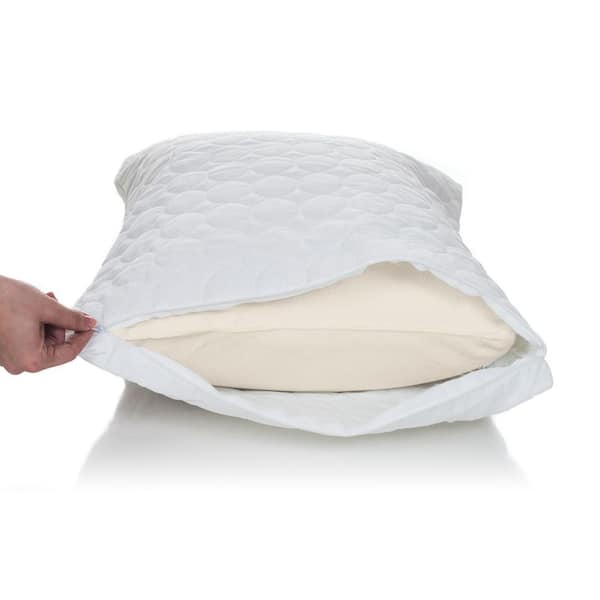 Cotton Padded And Quilted Twin Mattress And Pillow Protector