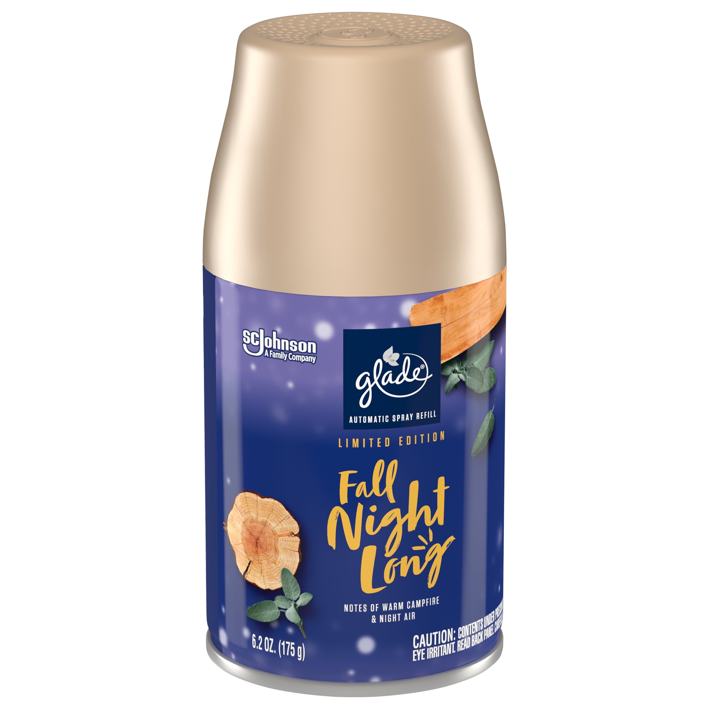 Glade Automatic Spray Refill, Air Freshener, Fall Night Long, 6.2 oz