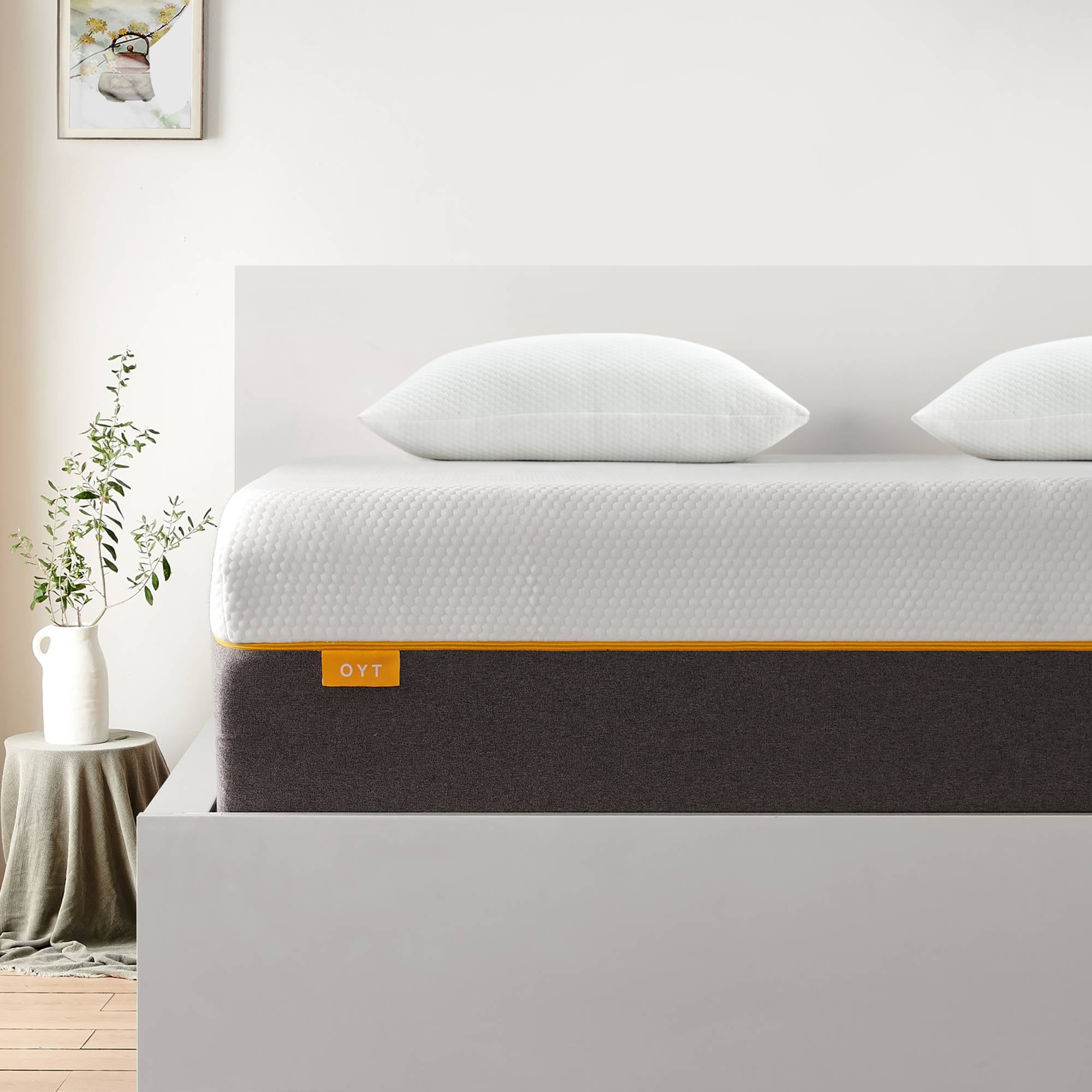 10 inch Queen Size Medium Mattress Memory Foam Cooling Support Gel Foam Mattress