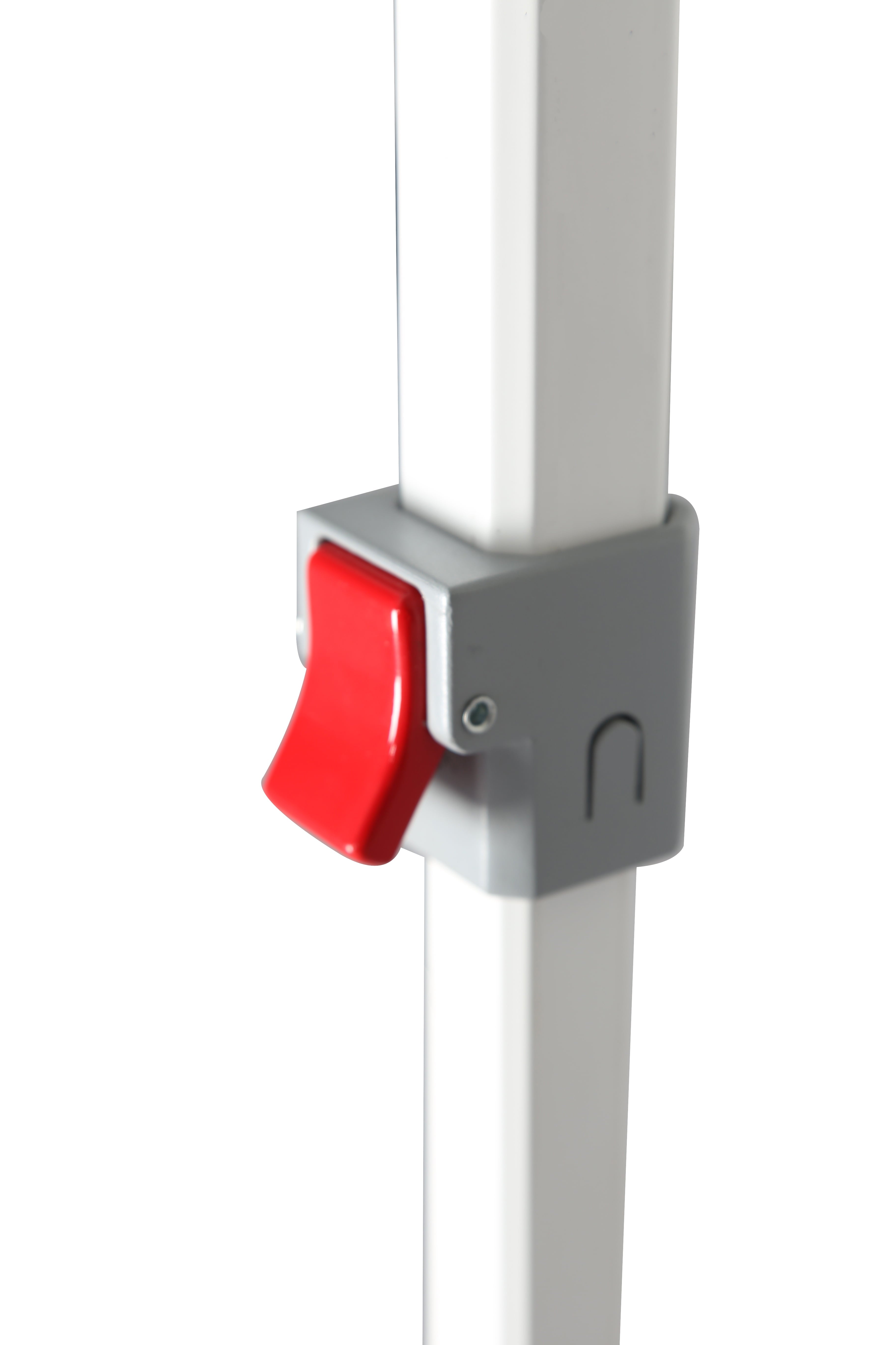 Ozark Trail White Commercial Instant 10' x 10' Straight Leg Canopy with Sidewalls