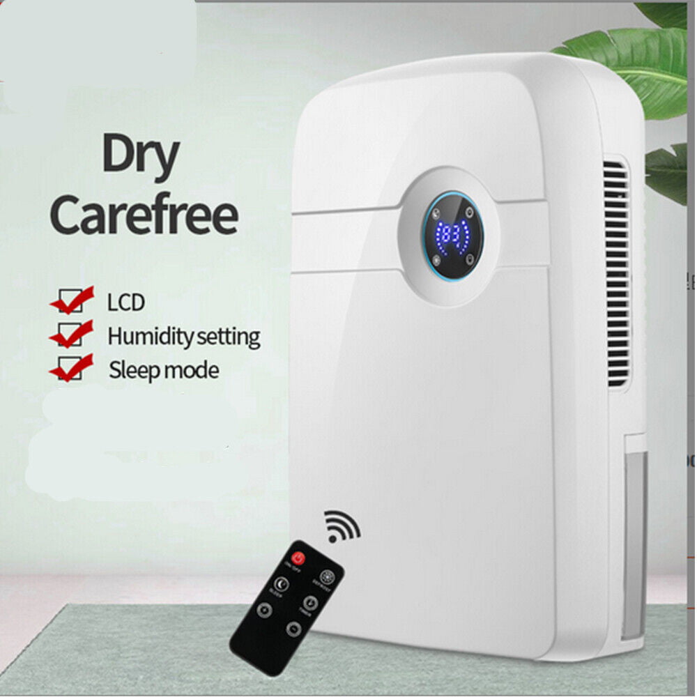 Miumaeov Dehumidifier Large Home 2.5L Air Dryer Damp Moisture Bedroom Remote Control 42W