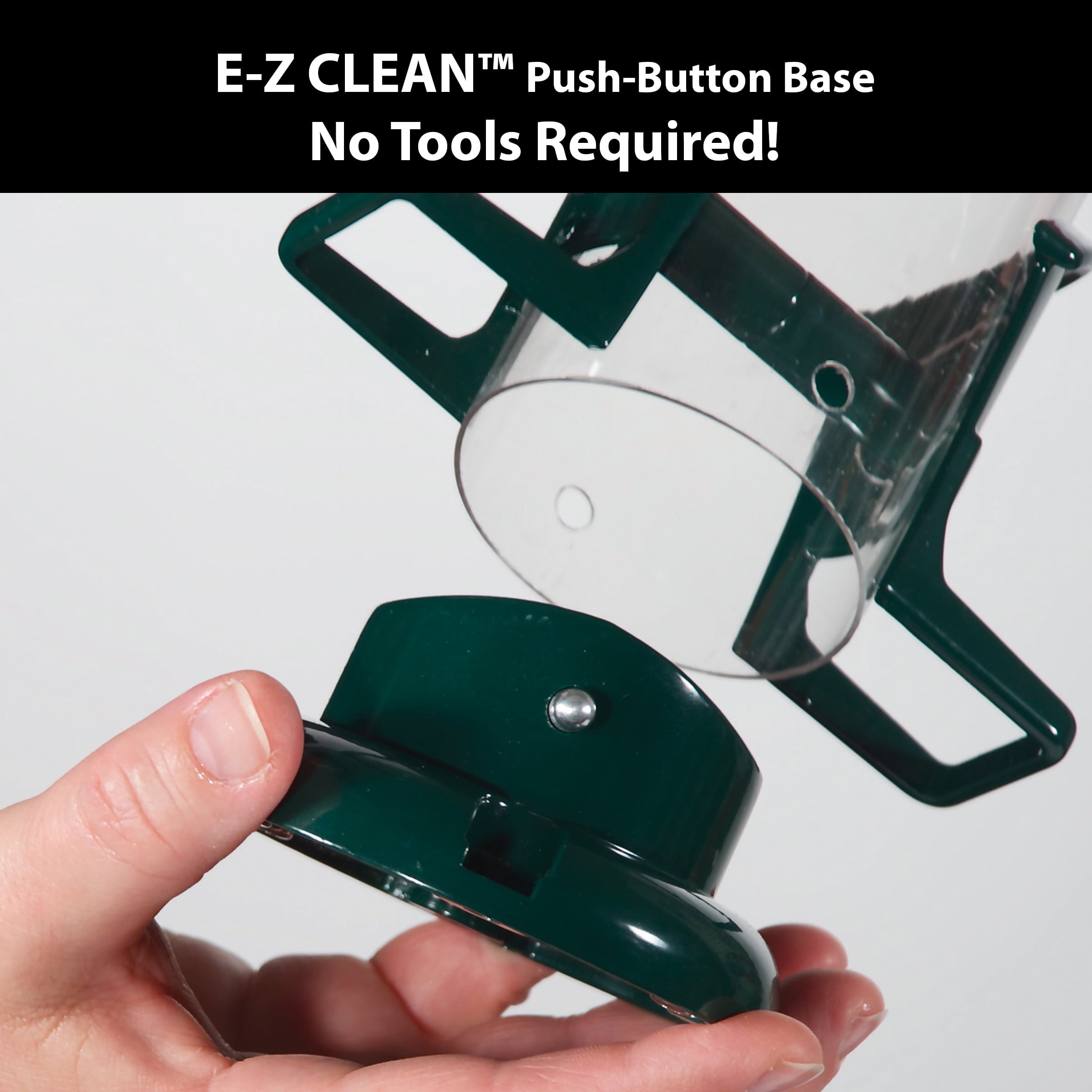 WoodLink Squirrel Resistant Metal Cage Tube Bird Feeder, Green