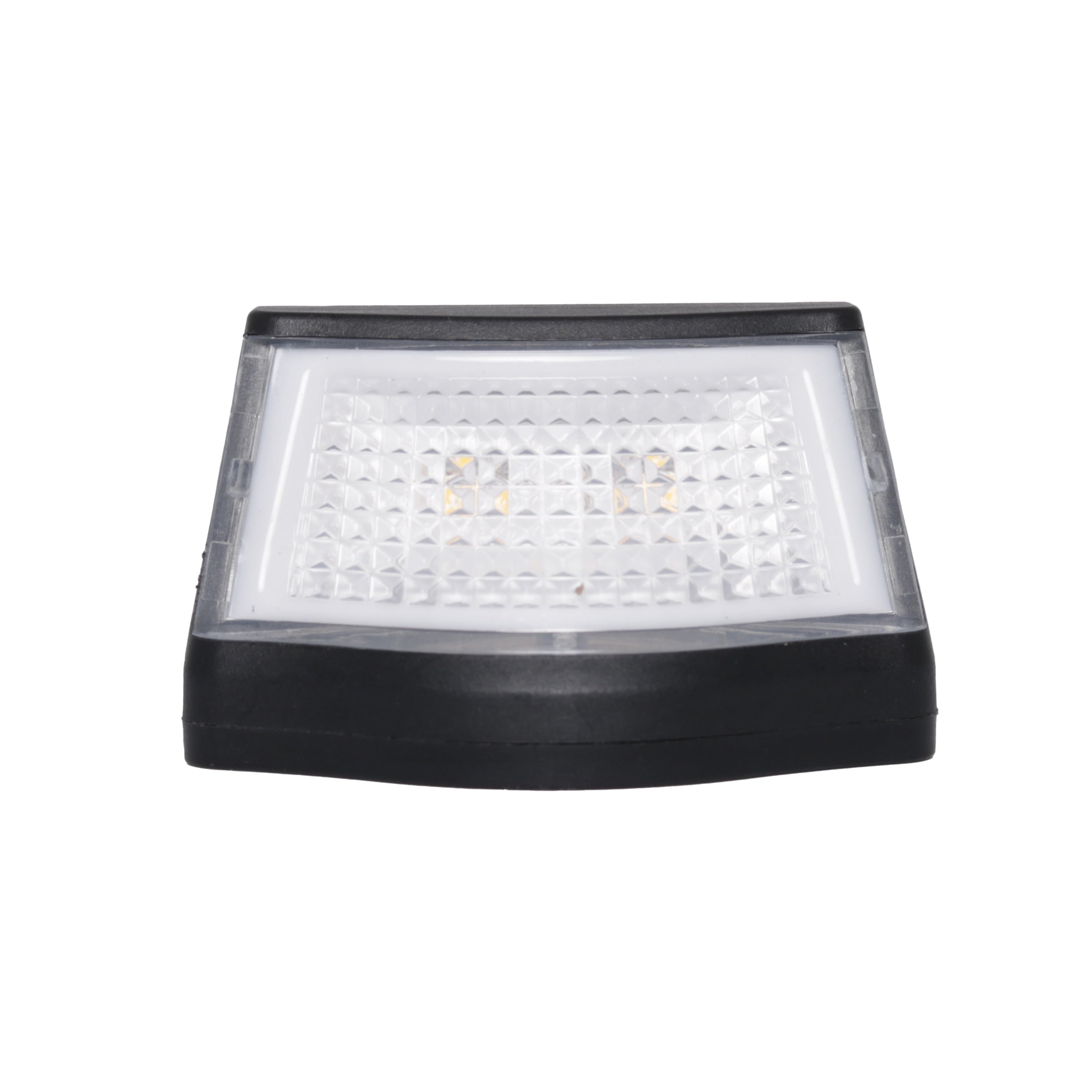 Mainstays Solar Powered Black Mountable LED Step Light, 3 Lumens (6 Count)