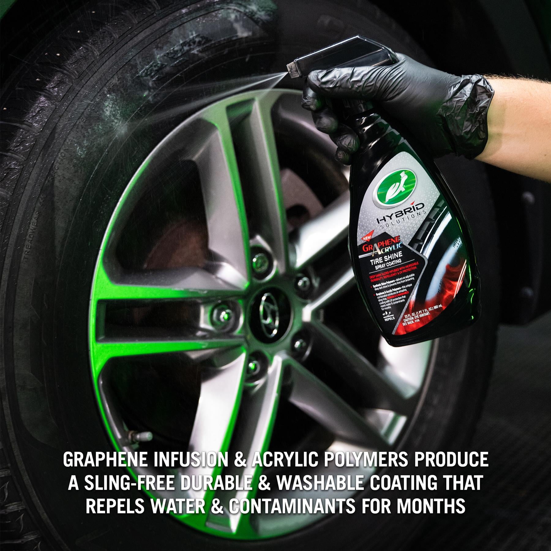 Turtle Wax Hybrid Solutions Graphene Acrylic Tire Shine Coating 23 fl oz