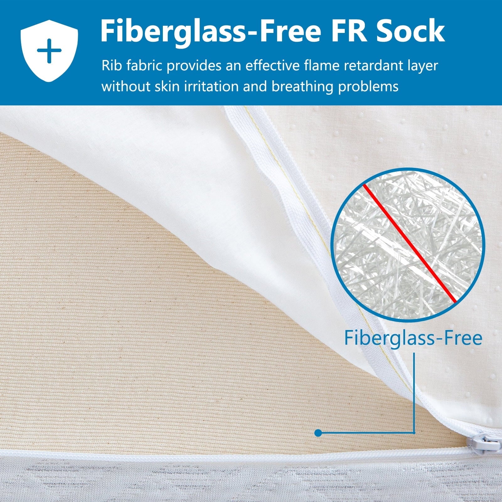 Mattress,6 inch Gel Memory Foam Mattress in a Box with Graphene Fabric Cover