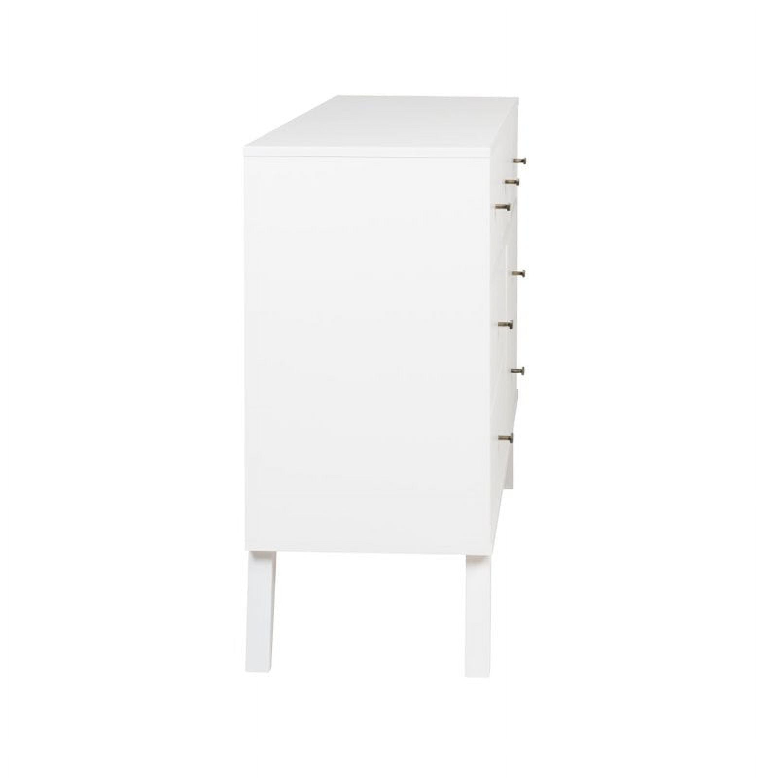 Home Square 2-Piece Set with Modern Tall 6-Drawer Chest & 7 Drawer Dresser