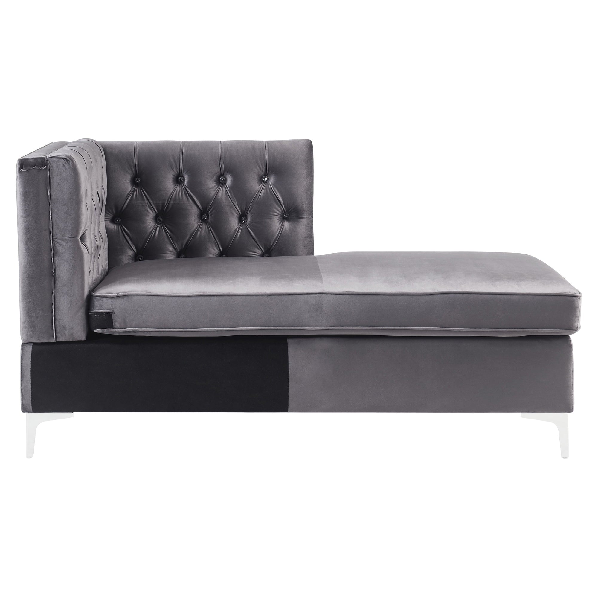 ACME Jaszira Upholstery Modular Chaise in Gray
