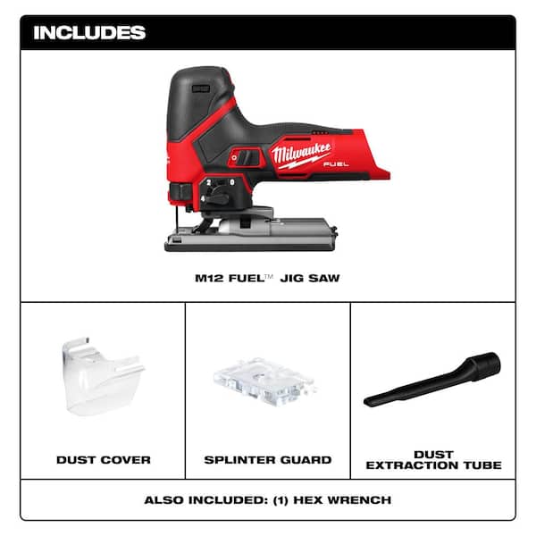 M12 12V Fuel Lithium-Ion Cordless Jig Saw (Tool-Only)