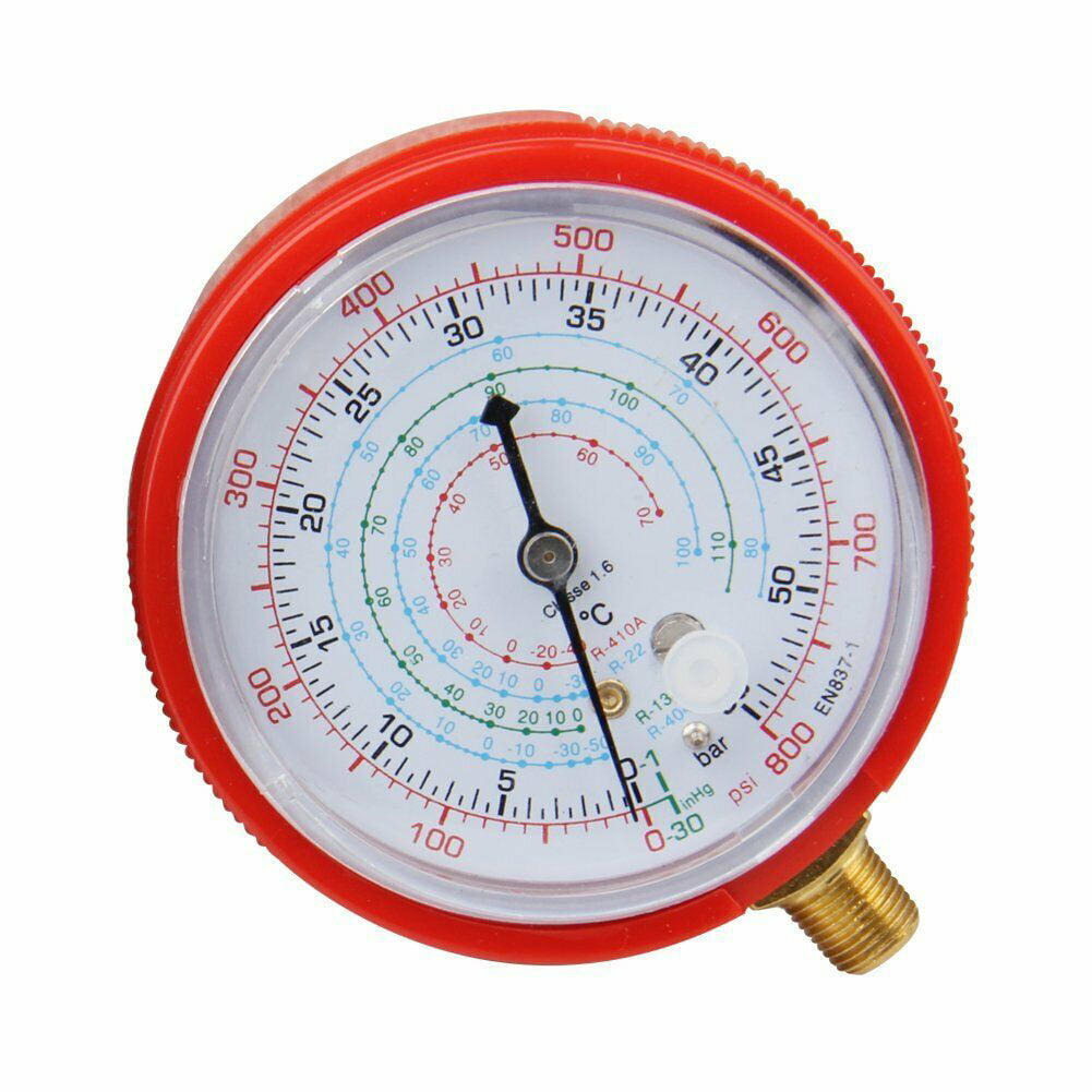 High & Low Pressure Gauge Set R134a R22 R404a R410a Refrigerant Pressure Gauge