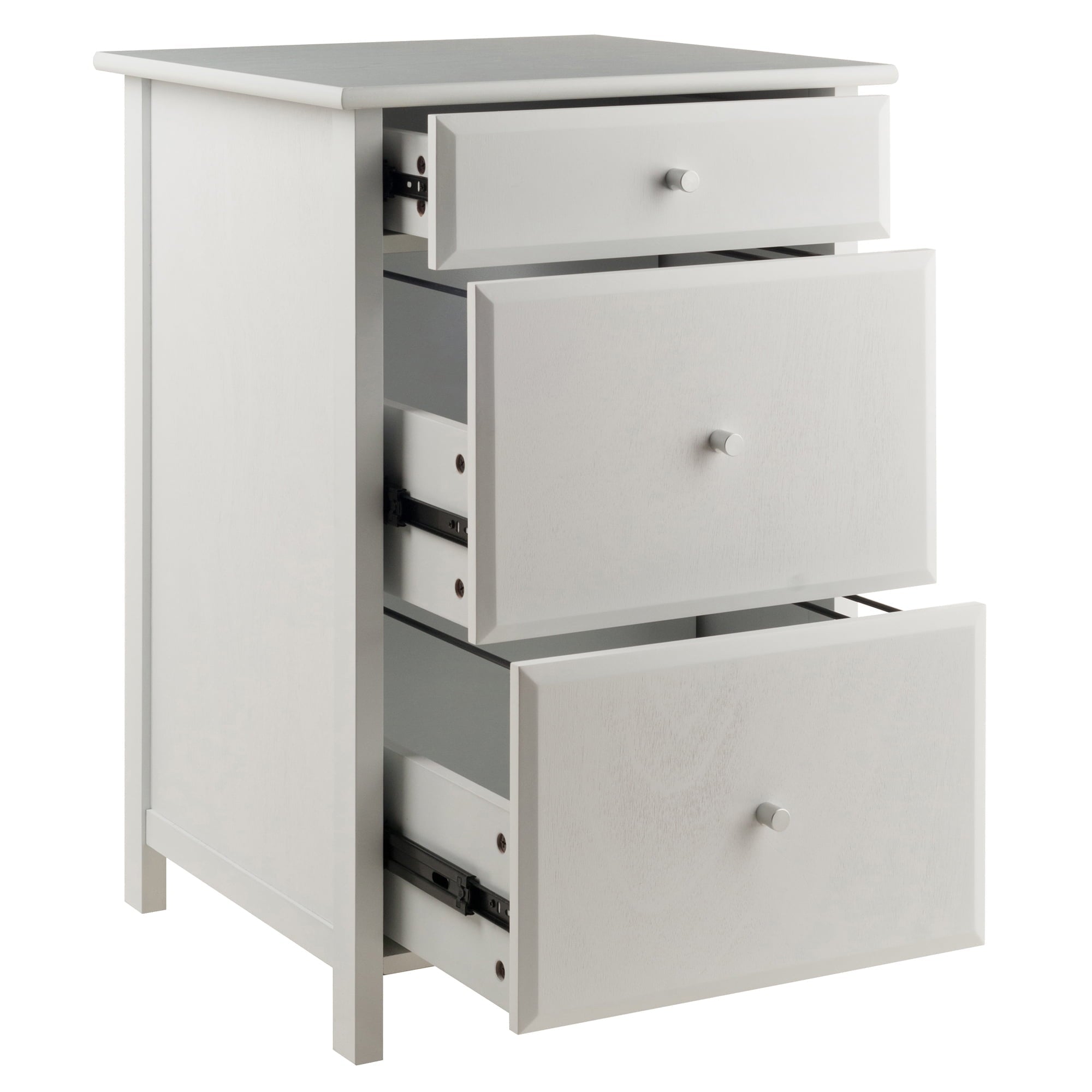 Winsome Wood Delta Home Office File Cabinet, White Finish