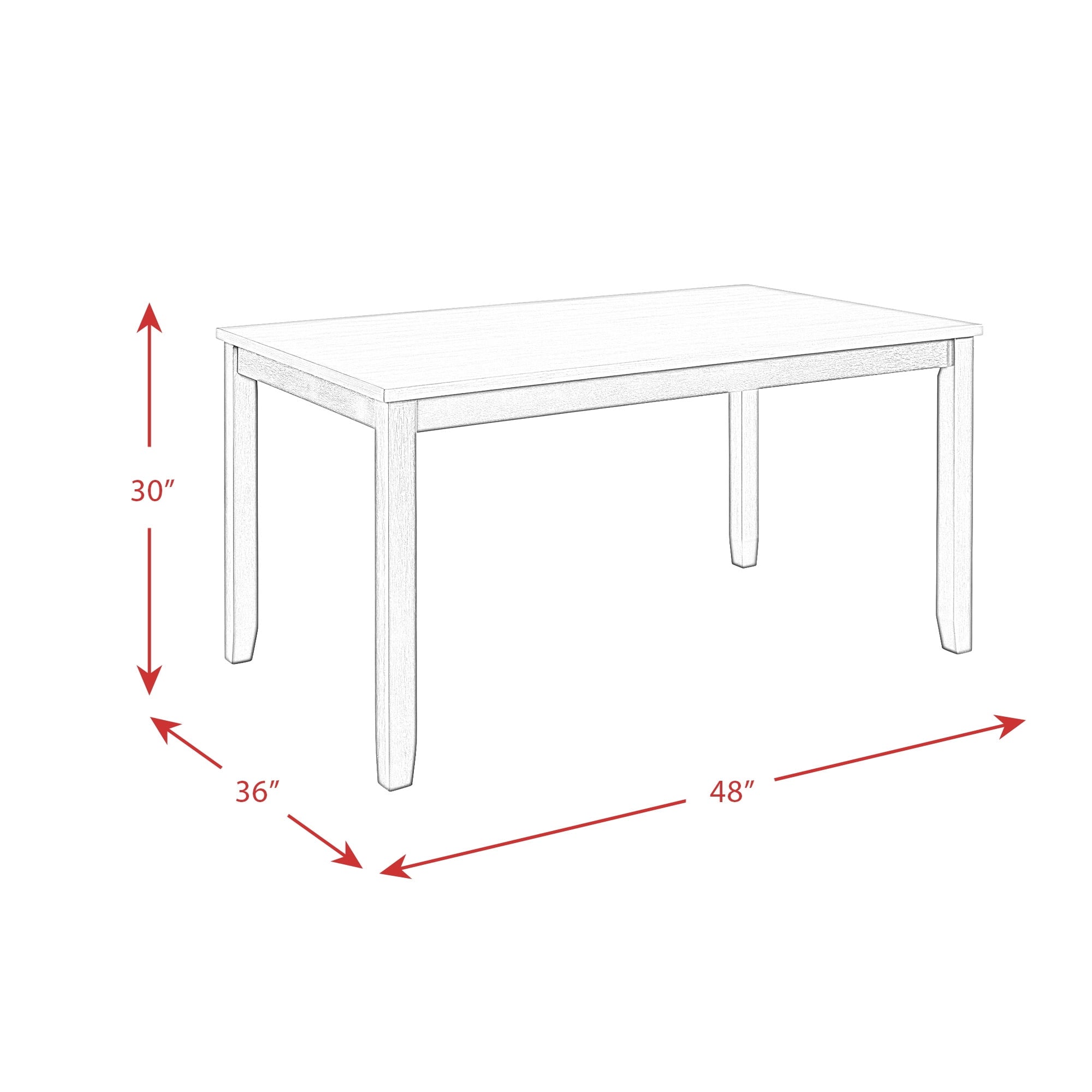 Picket House Furnishings Kona Gray 5-Piece Dining Set