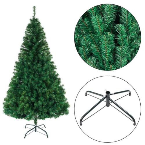 8FT Green Artificial Christmas Tree Xmas Decor Metal Stand