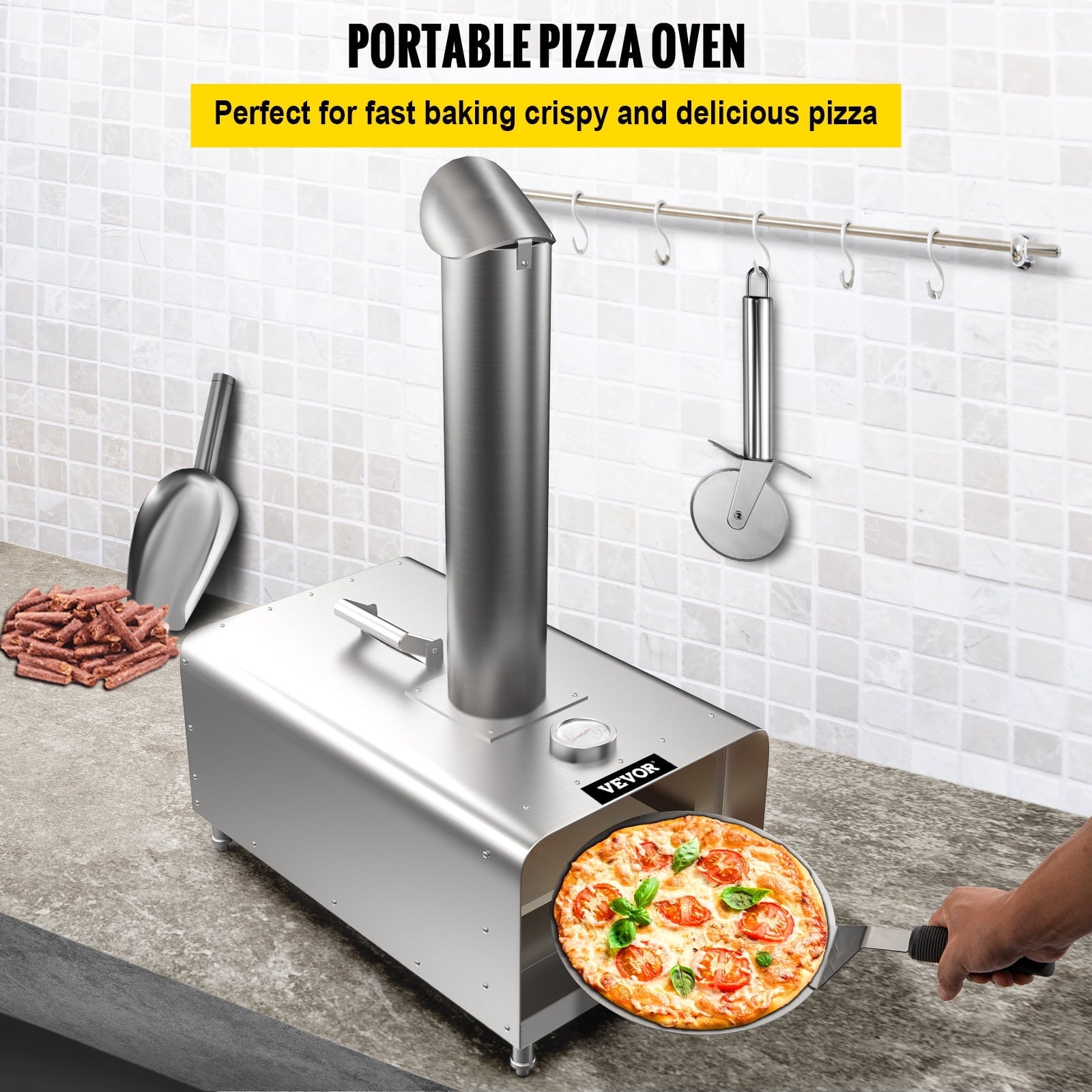 VEVOR Portable Pizza Oven 12