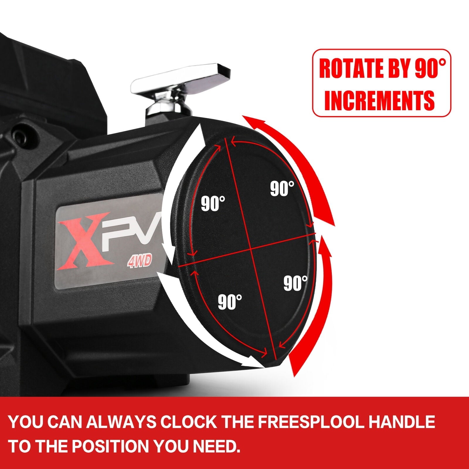 X-BULL Electric Winch XPV 14500LBS  12V Winch Synthetic Rope SUV Jeep Truck Towing 4WD Off-Road