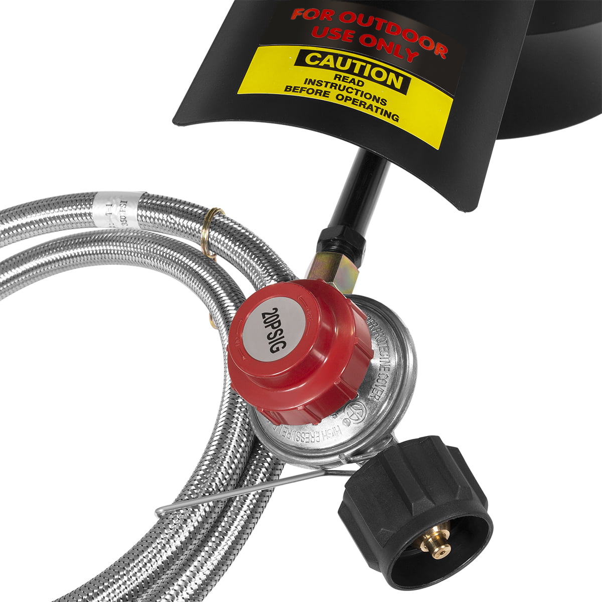 Barton X-Large 64QT Turkey Deep Fryer Steamer Propane Burner Fair Clam Bake Aluminum Pot with Burner