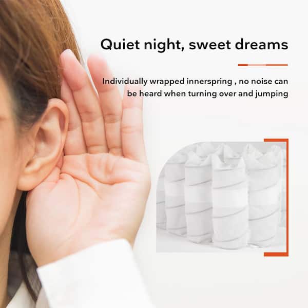 Support Plus 10 in. Medium Firm Innerspring Hybrid Tight Top Queen Mattress