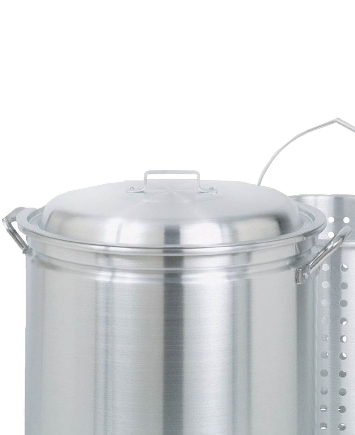 Bayou Classic 1182 82-Qt. Stockpot with Lid and Basket
