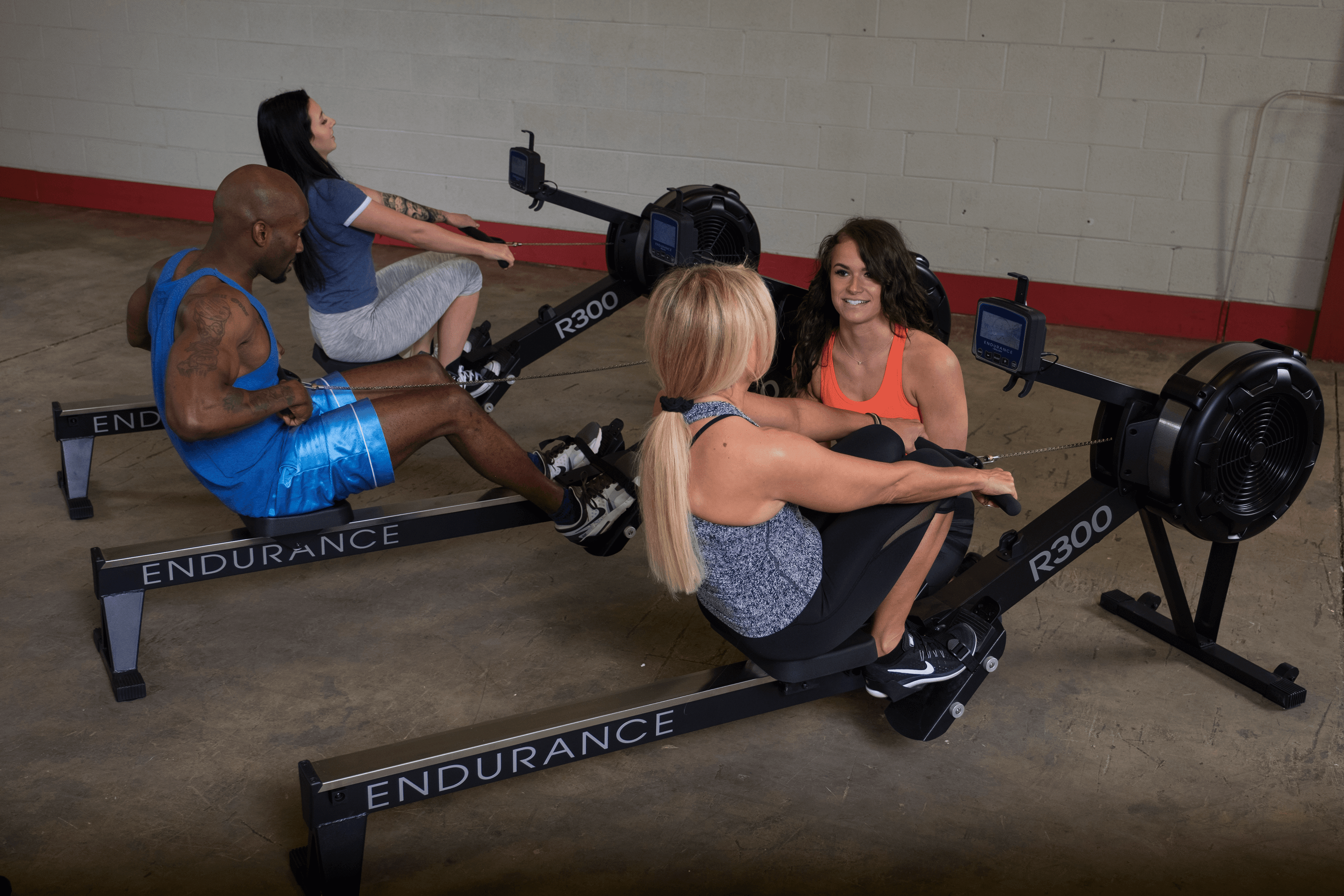 Endurance by Body Solid R300 Rower | Air Resistance Rower
