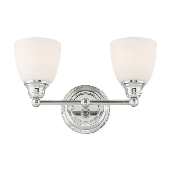 Beaumont 2 Light Polished Chrome Bath Vanity
