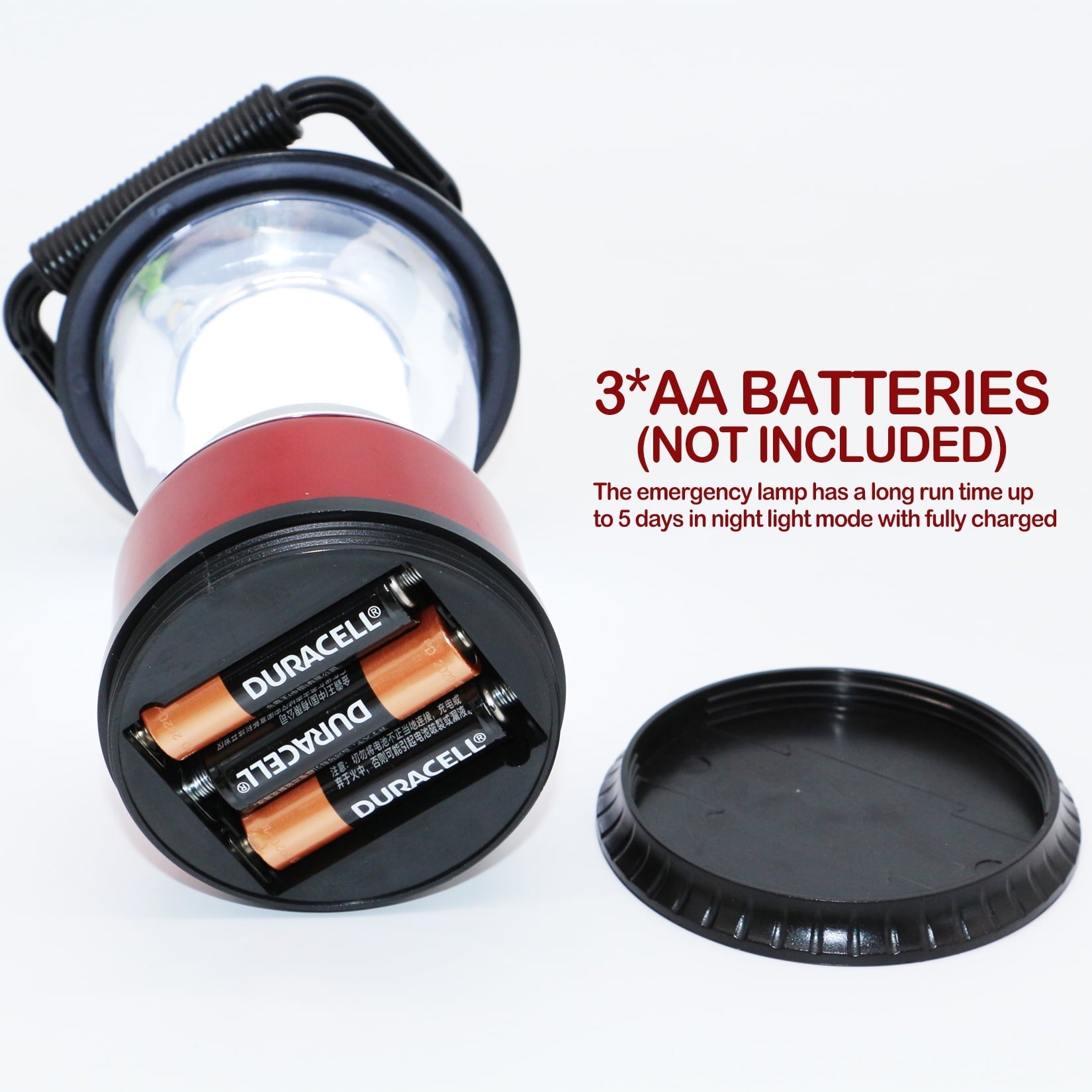 LED Lantern Battery Powered Portable Camping Light - LUXLITE Brightness Dimmable Small Size Table Lamp for Hiking Fishing Hurricane and Emergency Lighting (2 Pack)