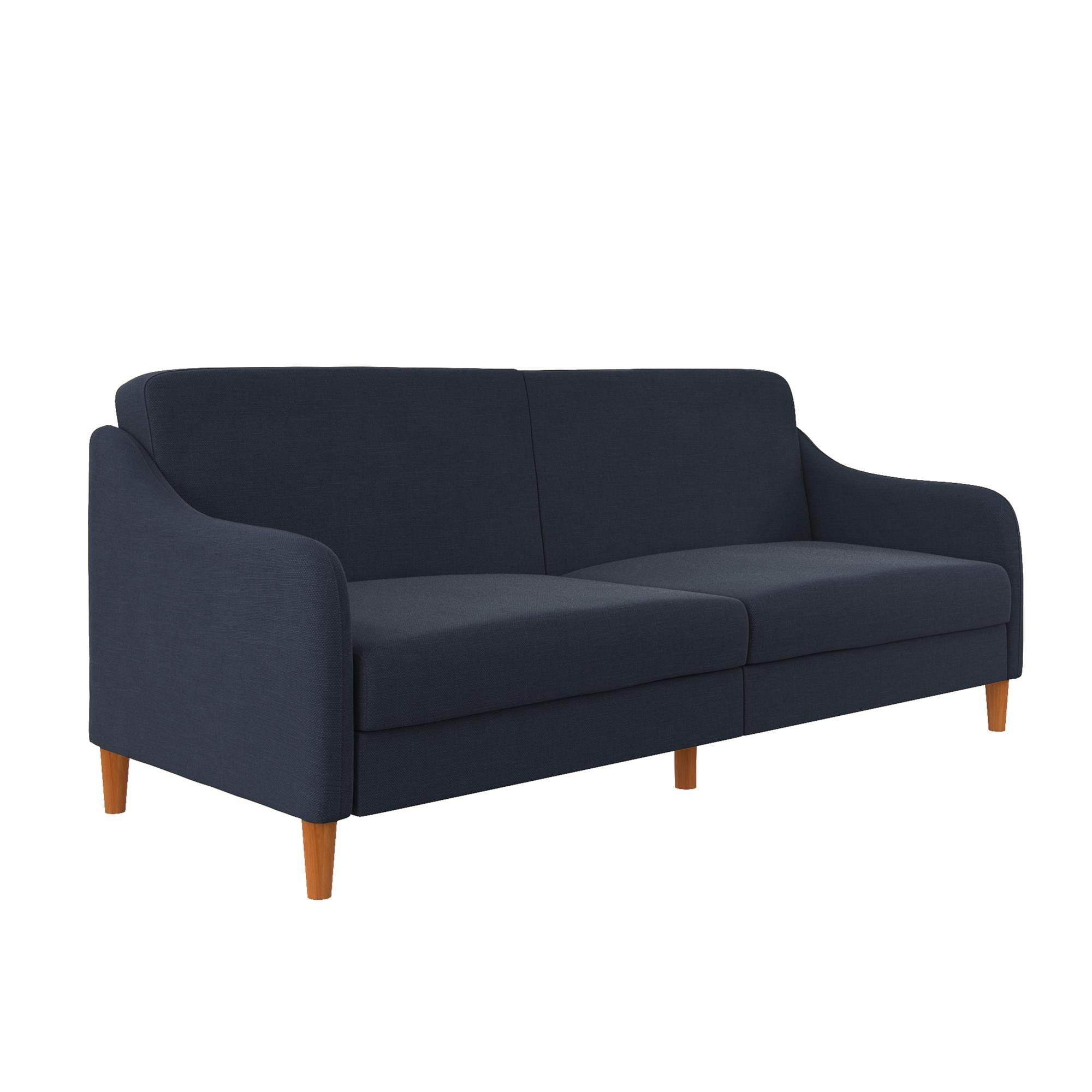 DHP Jasper Coil Futon, Navy Linen