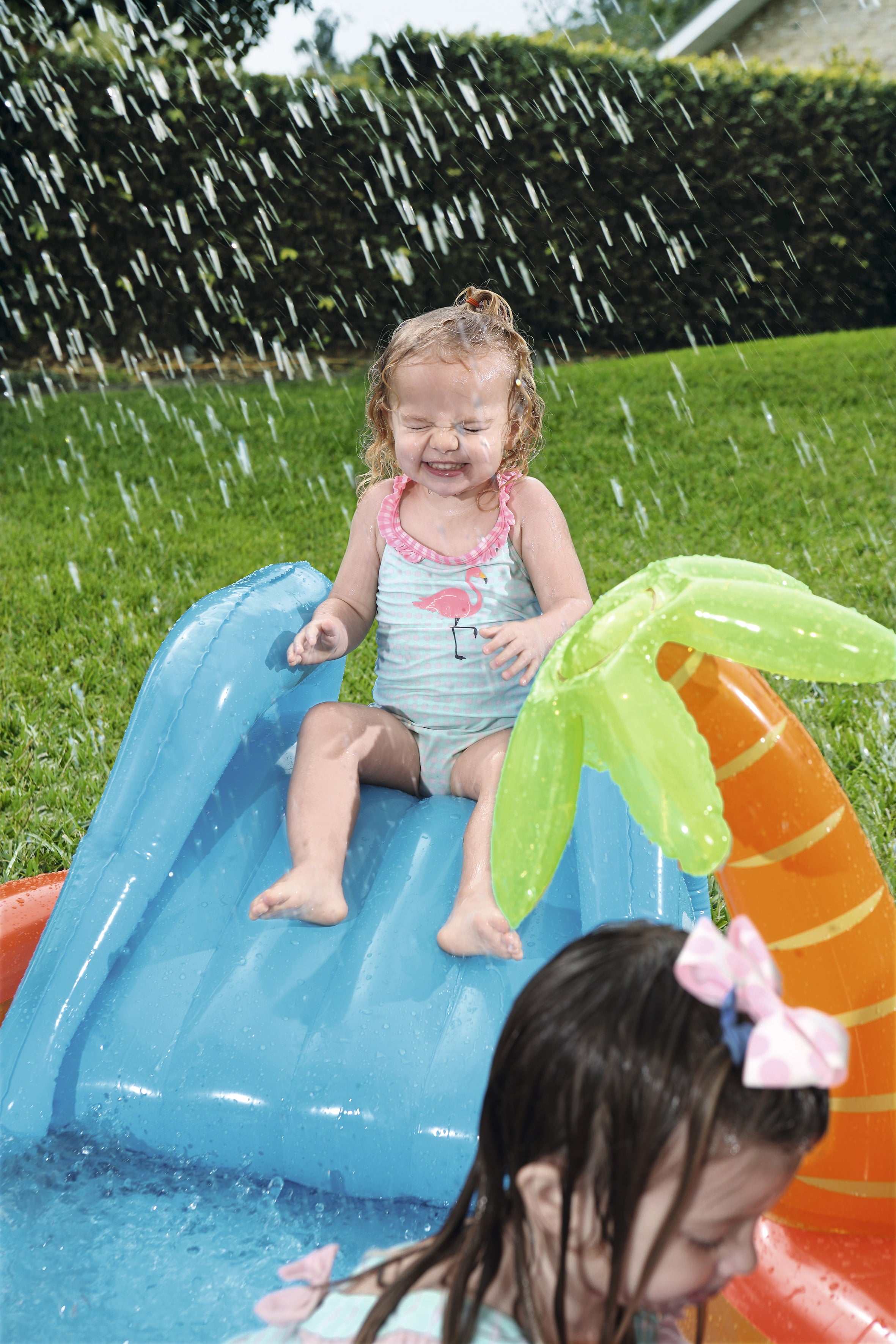 Bestway - H2OGO! 104 in. x 104 in. x 41 in. Lava Lagoon Play Center