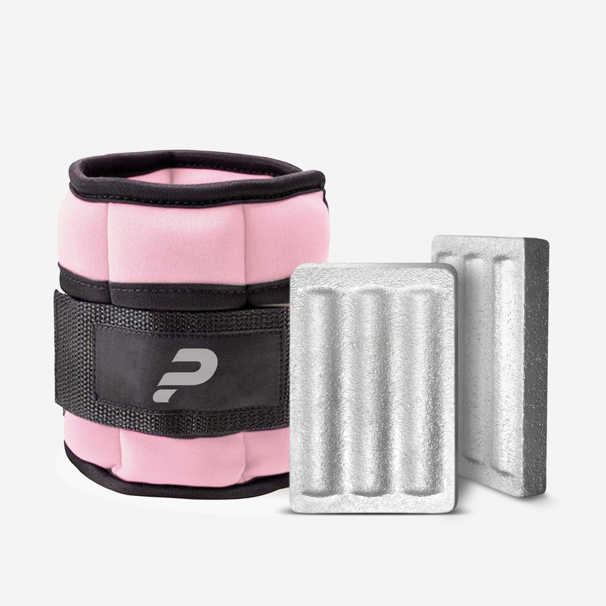 Power Wearhouse Comfortable & With 'Cooling Technology' Power Wrist-Ankle Weights, Pink , 2 x 2.5lbs
