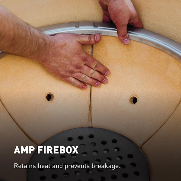 Classic Joe I 18 in. Charcoal Grill in Red with Cart, Side Shelves, Grate Gripper, and Ash Tool