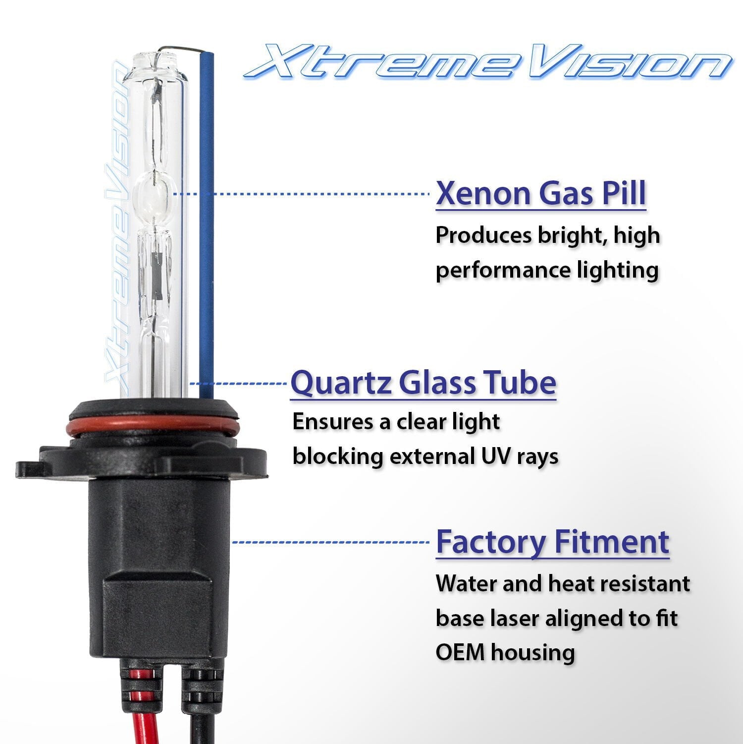 XtremeVision AC 55W H11 HID Xenon Kit - 4300K 5000K 6000K 8000K 10000K