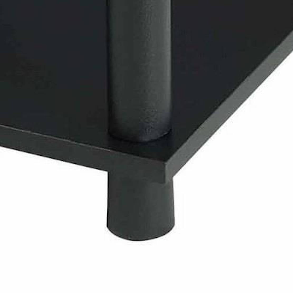 Mainstays No Tools End Tables, Solid Black, Set of 2