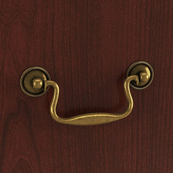 Saratoga 65.98 in. Rectangular Harvest Cherry/Black 6 Drawer Desk