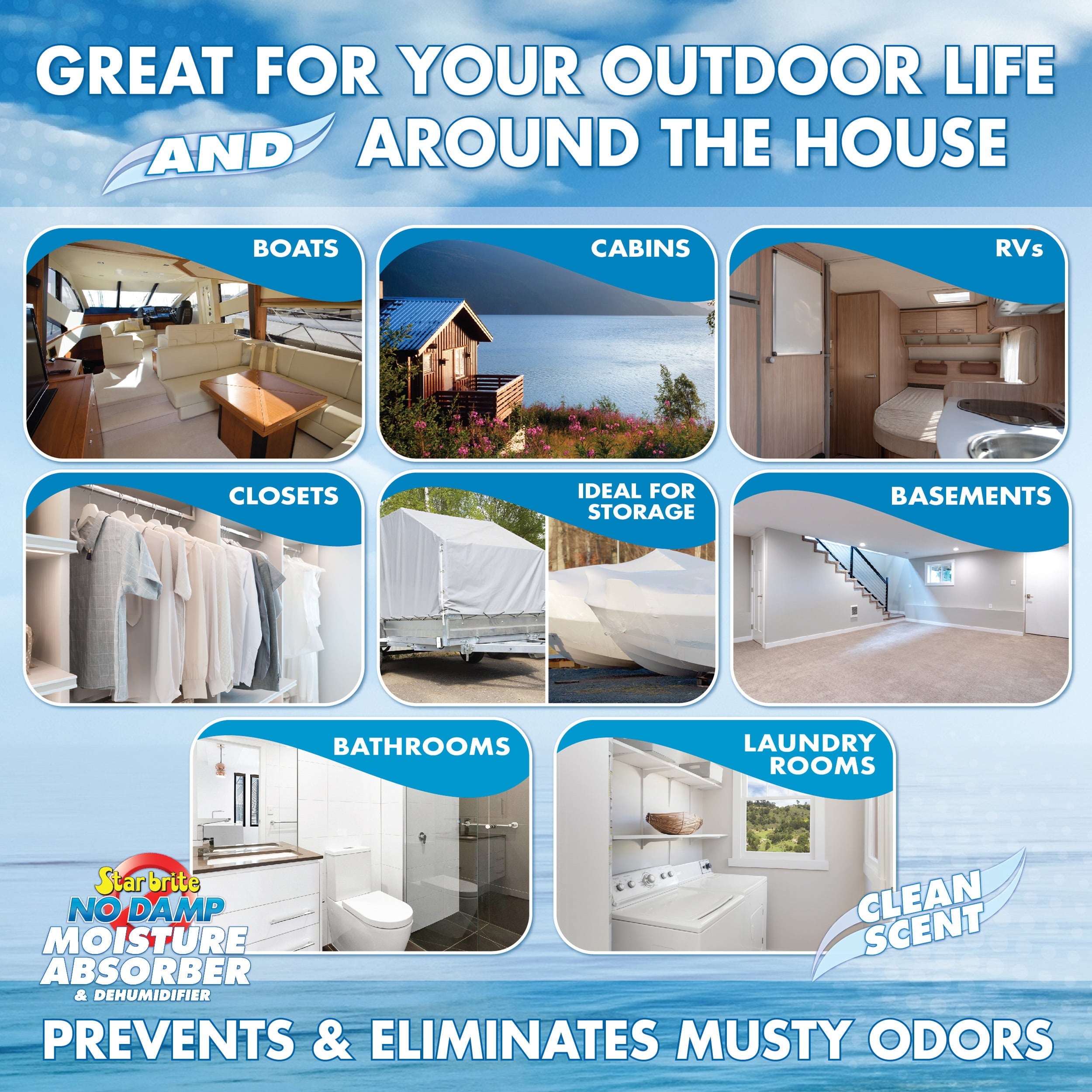 Star brite 085412 No Damp Dehumidifier Bucket - 12 oz