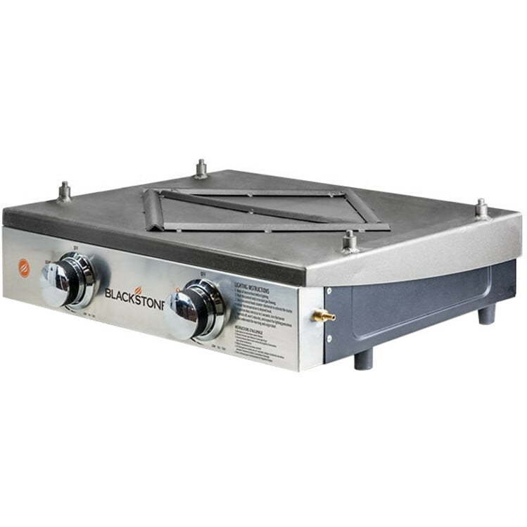 22 in. W Stainless Steel  Nonstick Surface Griddle