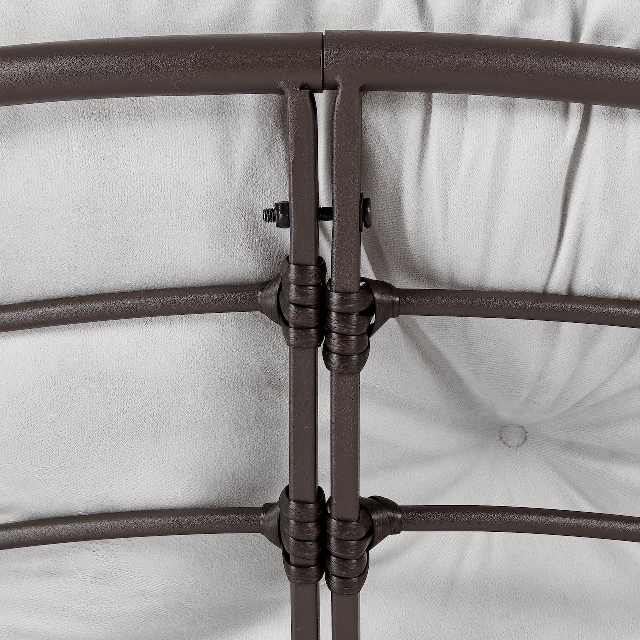 Better Homes & Gardens Papasan Chair, Pumice Gray, 46