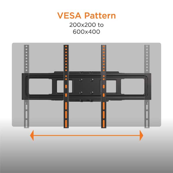 Large Full Motion TV Wall Mount for 37 in. to 85 in. TVs