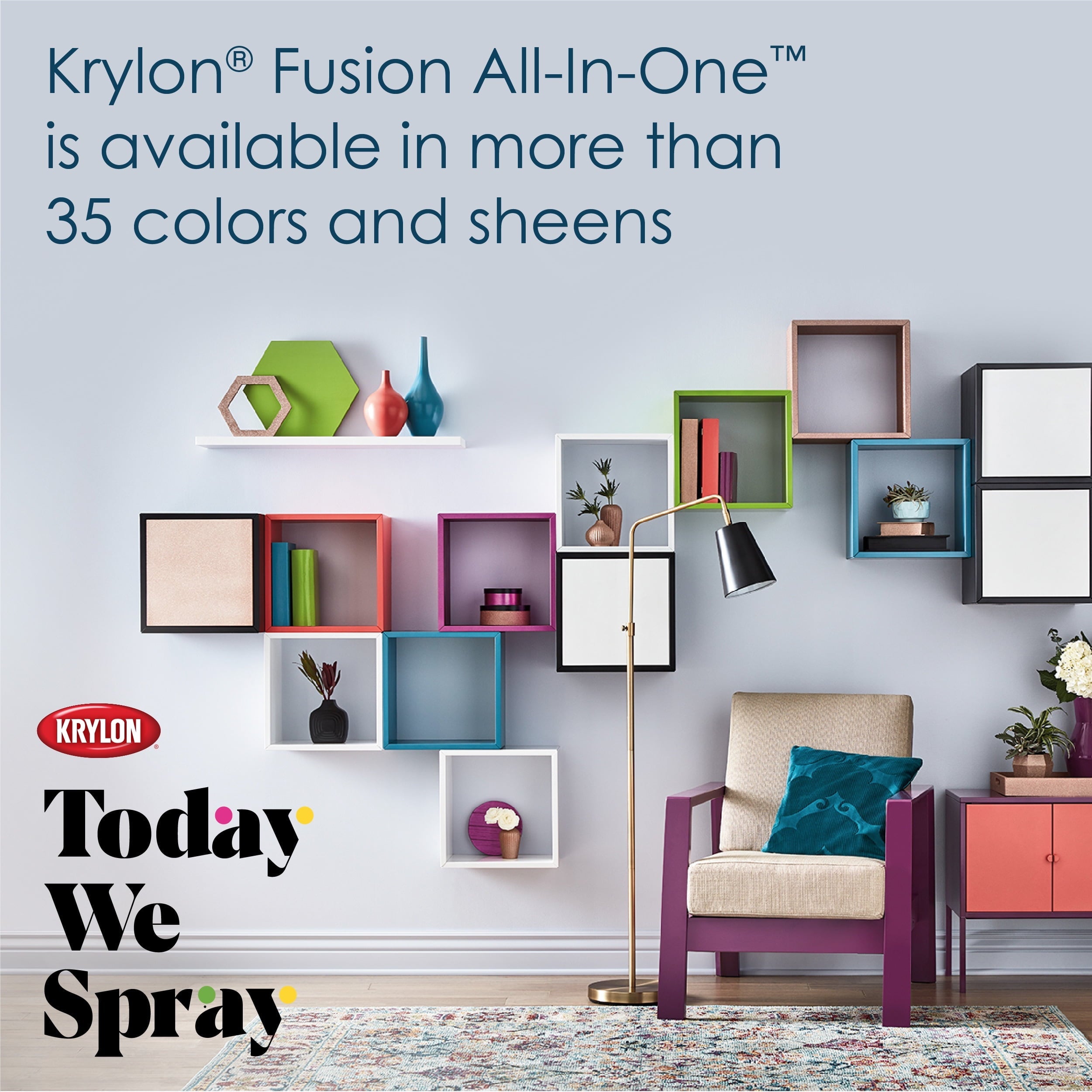 Krylon K02707007 Krylon Fusion All-In-One Espresso Gloss 12 oz Spray Paint, Multi-Surface, (1 Piece, 1 Pack)