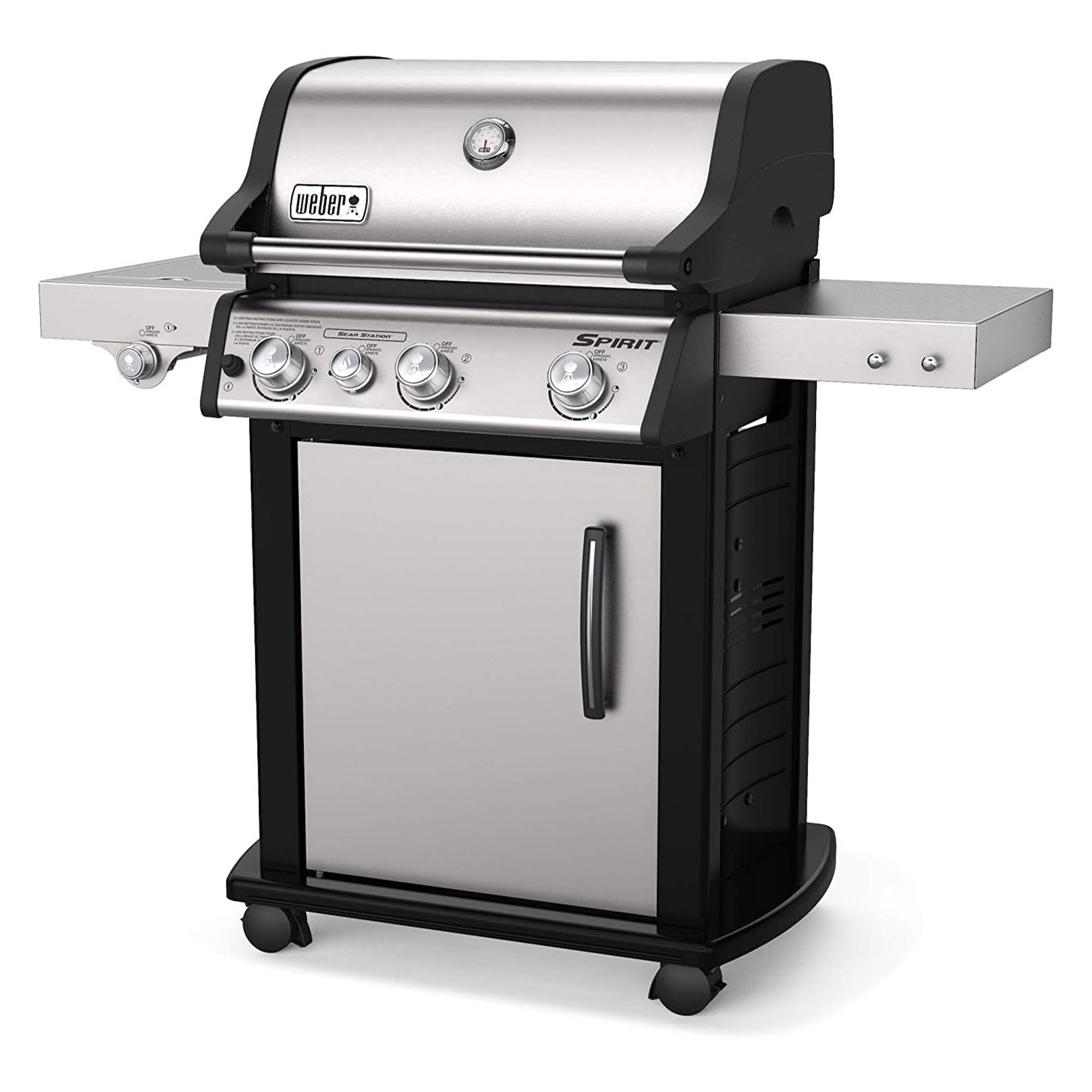 Weber Spirit SP-335 Stainless Steel 3 Burner Liquid Propane Gas Grill