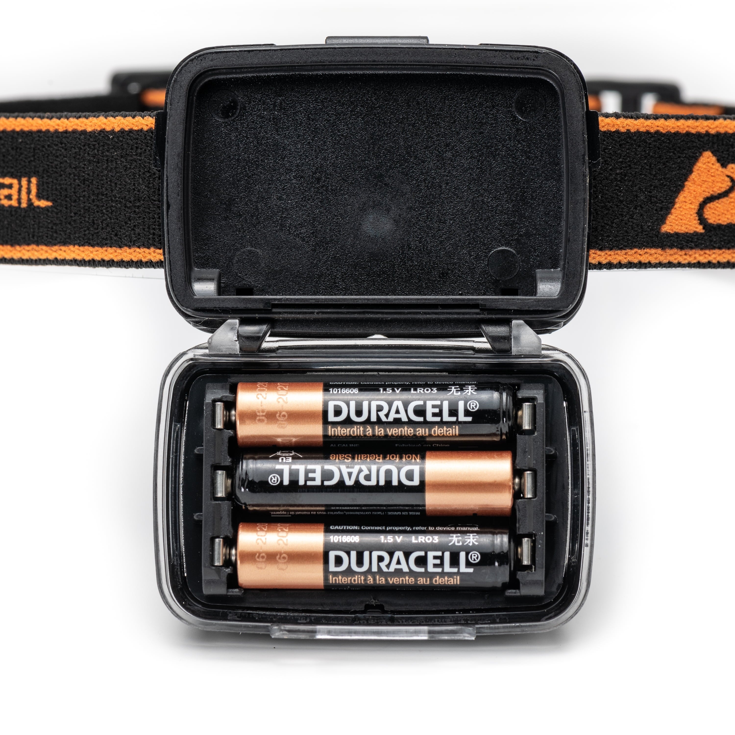 Ozark Trail 500 Lumen LED Headlamp with Hybrid Power (Alkaline and Rechargeable Batteries), Black