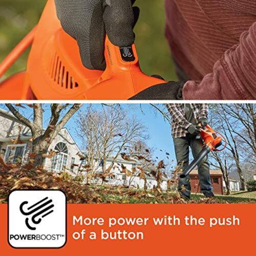BLACK+DECKER 3-in-1 Electric Leaf Blower, Leaf Vacuum, Mulcher (BEBL7000)