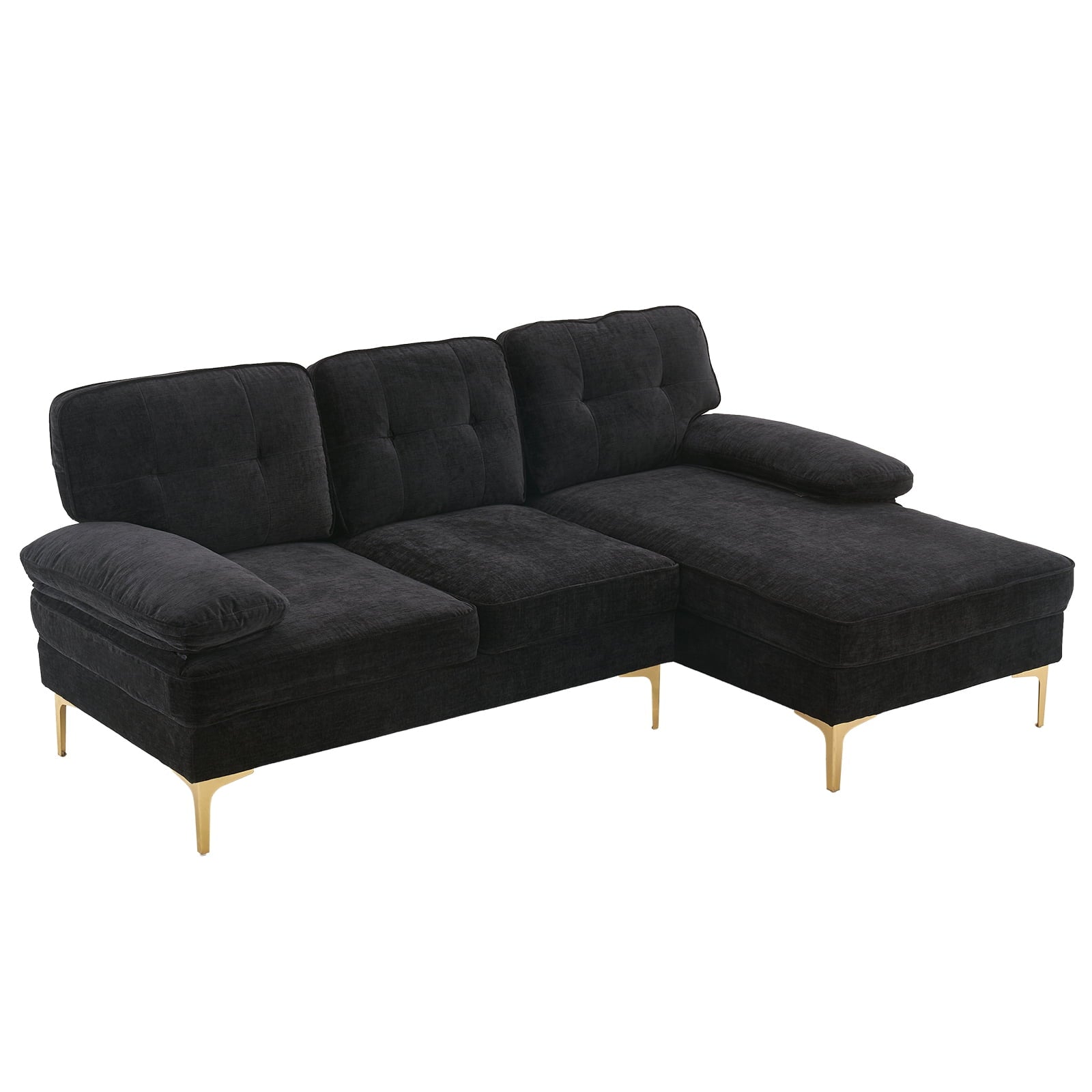 Ktaxon Modern L-Shape Sectional Sofa, 83