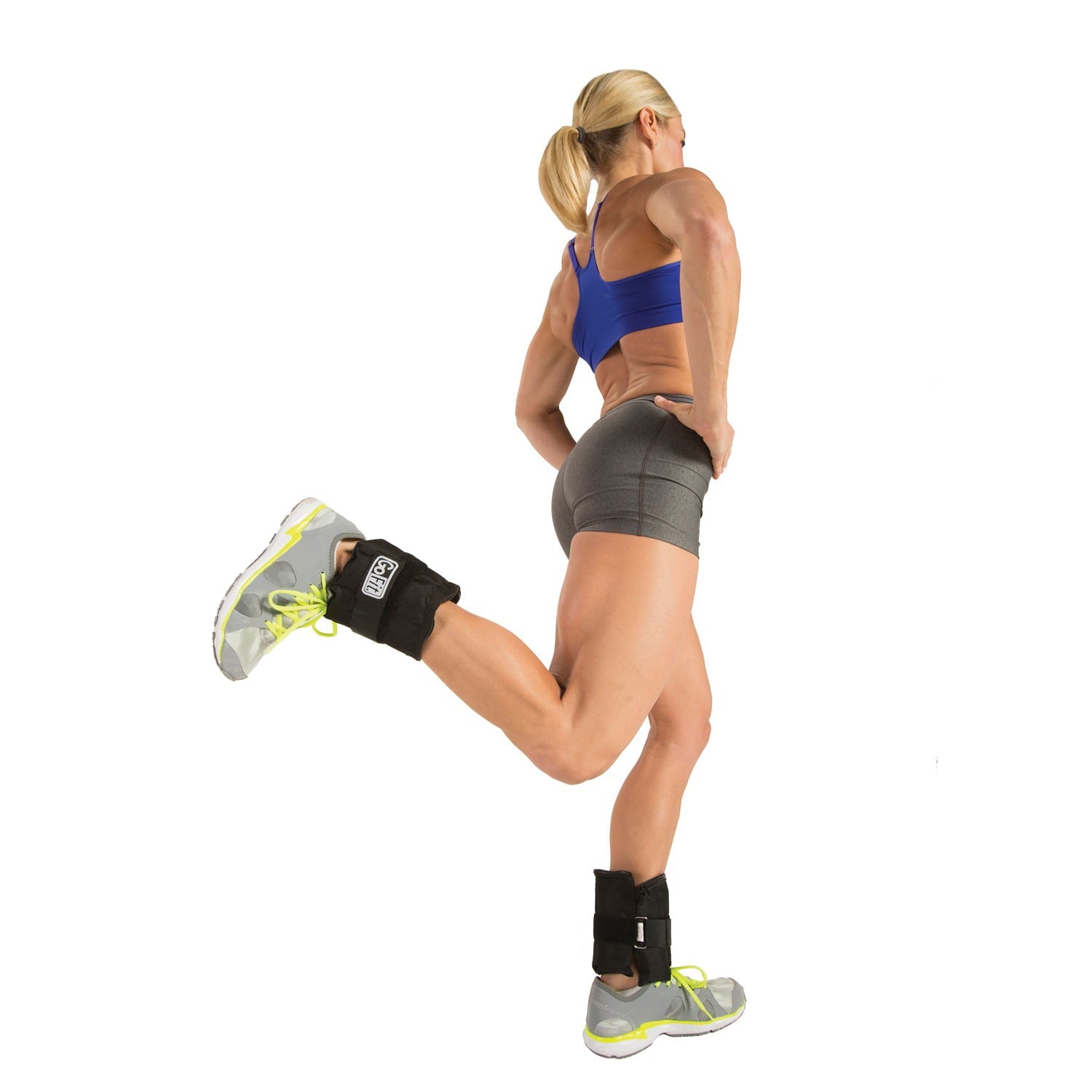 GoFit 10lb Adjustable Ankle Weights - 5lbs each