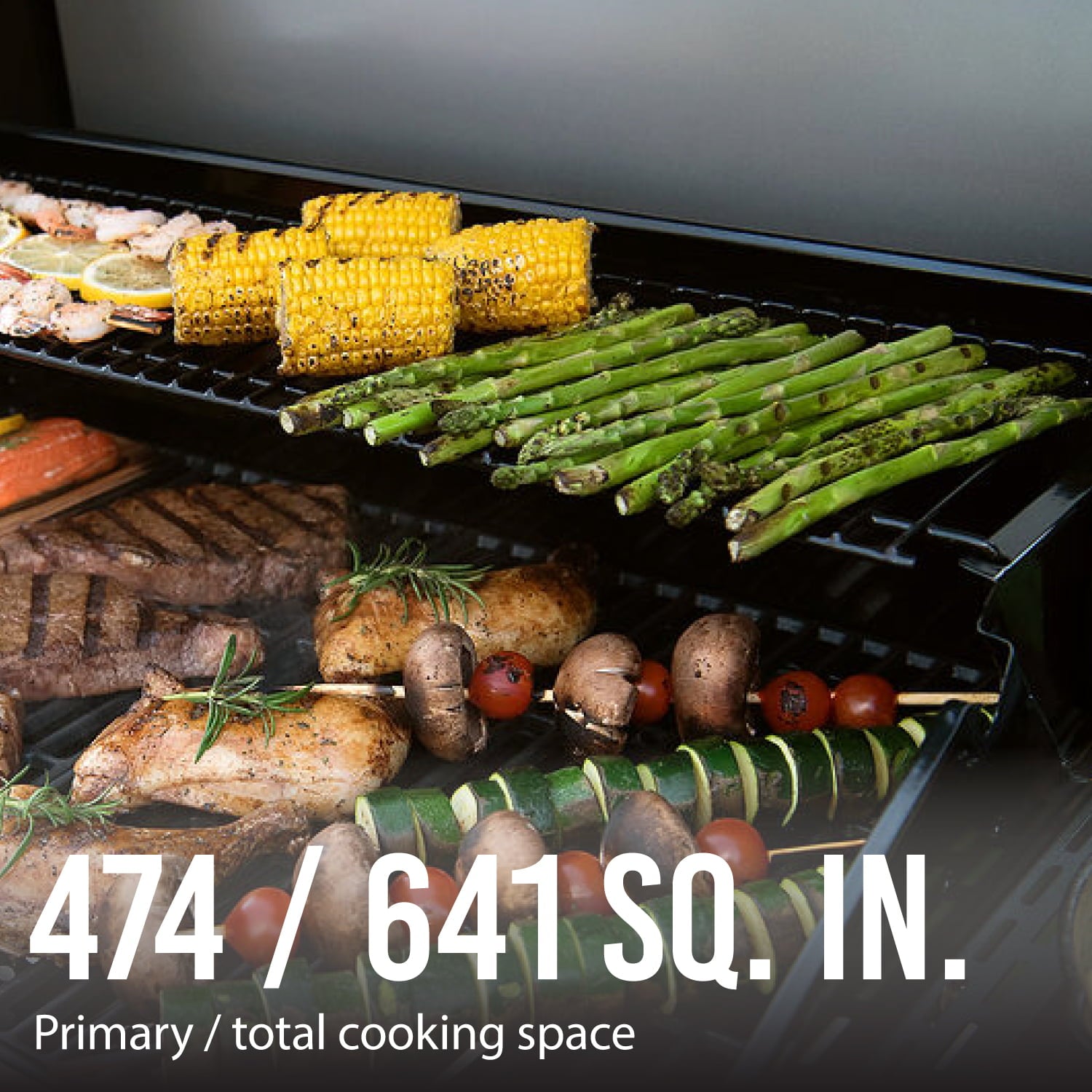 Expert Grill 5 Burner Propane Gas Grill with Side Burner