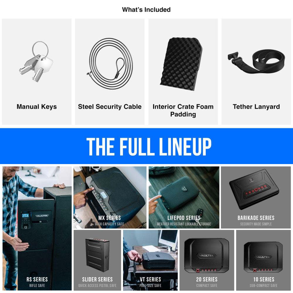 Vaultek Safe Lifepod Safe Rose Gold