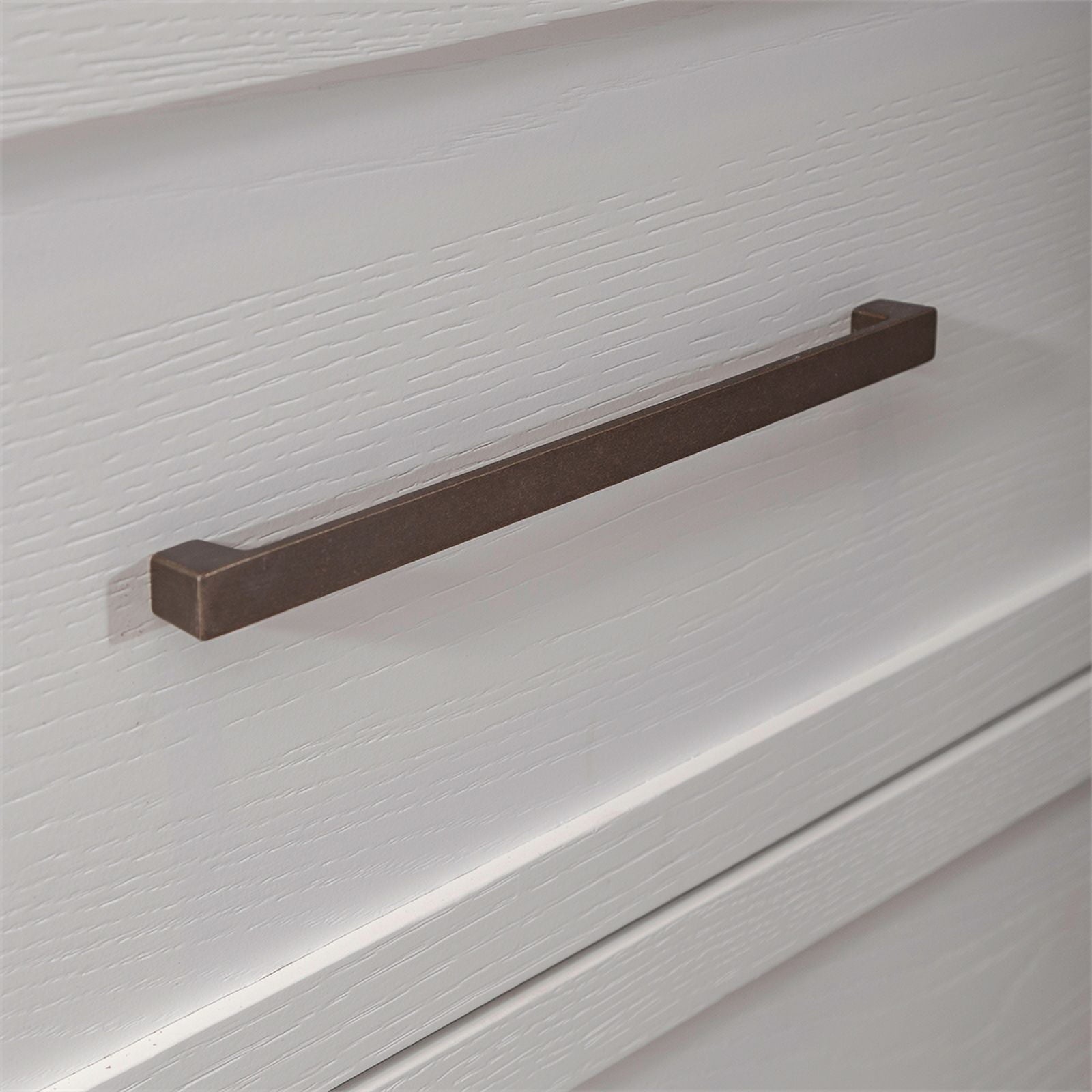 Palmetto Heights 6 Drawer Dresser in Shell White and Driftwood Finish