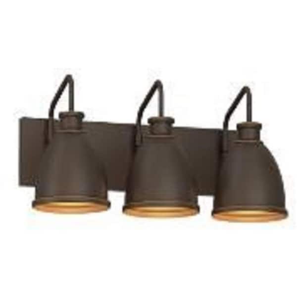 Tallulah 24 in 3-Light Oil Rubbed Bronze Bathroom Vanity Light