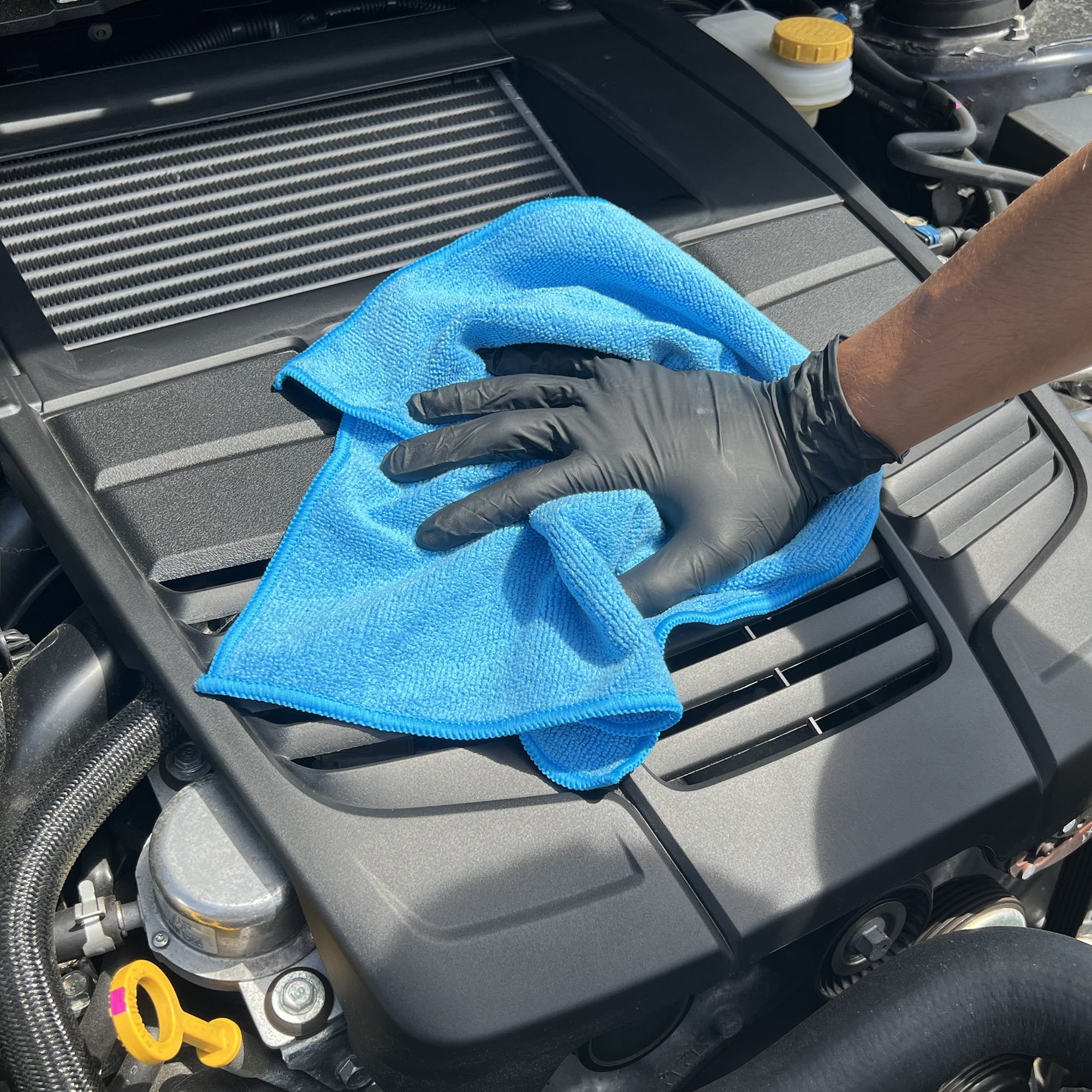 Auto Drive Multi-Purpose Microfiber Heavy Duty Cleaning Towels 100 Pack